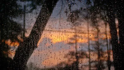 Serene Rain Wallpaper Abstract Wallpaper 4K 1920x1080 Gray