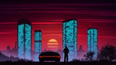 Depicting Sci City Tall World Wallpaper 4K 1920x1080 Hd, Desktop, Wallpaper, Depicting, A, Sci-fi, City, With, Tall, Futuristic, Buildings, Illuminated, Red, Brown, Ultrawide, Full HD