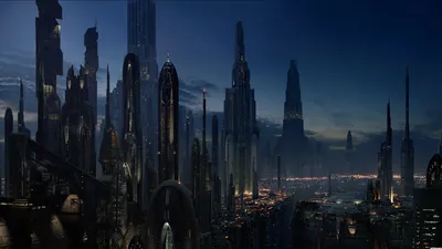 Sci Cityscape Night Towering World Wallpaper 4K 1920x1080 A, Stunning, Sci-fi, Cityscape, At, Night, Showcasing, Towering, Skyscrapers, Glowing, Lights, Serves, Brown, Ultrawide, Full HD