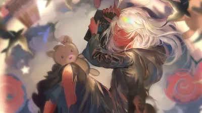 Zero Two Darling Franxx Anime Abstract Wallpaper 4K 2560x1440 Hd, Pc, Desktop, Wallpaper, Featuring, Zero, Two, From, Darling, Franxx, Anime-style, Artwork, Gray, Ultrawide, QHD