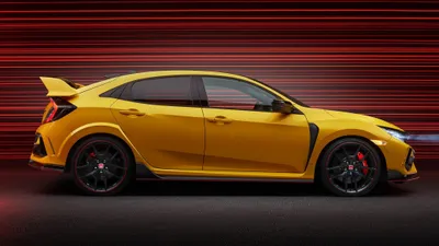 Vibrant Yellow Civic Black/Dark Wallpaper 4K 2079x1170 Hd, Desktop, Wallpaper, Featuring, A, Vibrant, Yellow, Honda, Civic, Type, Against, Dynamic, Brown, Ultrawide, Full HD