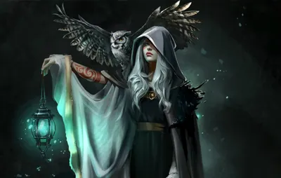 Fantasy Themed Depicts Woman White Fantasy Wallpaper 4K 1920x1218 A, Fantasy-themed, Hd, Desktop, Wallpaper, Depicts, Woman, White, Hair, Wearing, Hooded, Cloak, Gray, Ultrawide, Full HD