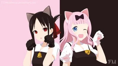 Misty Minimalist Wallpaper Minimal Wallpaper 4K 3840x2160 Hd, Minimalist, Wallpaper, Featuring, Kaguya, Shinomiya, And, Chika, Fujiwara, Kaguya-sama, Love, War, White, Ultrawide, 4K
