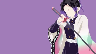 Sleek Minimalist Wallpaper Minimal Wallpaper 4K 3157x1776 Minimalist, Hd, Desktop, Wallpaper, Featuring, Shinobu, Kochou, From, Demon, Slayer:, Kimetsu, Yaiba, Gray, White, Ultrawide, QHD
