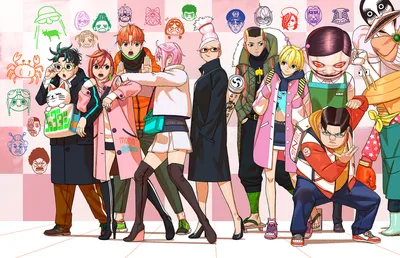 Main Characters Anime Abstract Wallpaper 4K 2560x1652 Hd, Pc, Desktop, Wallpaper, Featuring, The, Main, Characters, Anime, Manga, Series, Dandadan, White, Brown, Ultrawide, QHD