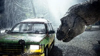 Bold Jurassic Wallpaper Abstract Wallpaper 4K 2560x1440 Hd, Jurassic, Park, Movie, Desktop, Wallpaper, Showing, A, T-rex, Confronting, Green, Yellow, White, Ultrawide, QHD
