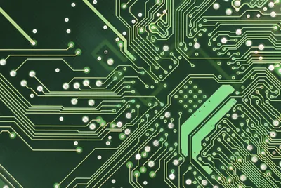 Detailed Close Green Circuit Board Technology Wallpaper 4K 4167x2789 A, Detailed, Close-up, Of, Green, Circuit, Board, Featuring, Intricate, Technology, Patterns, Illuminated, Brown, Gray, Landscape, 4K