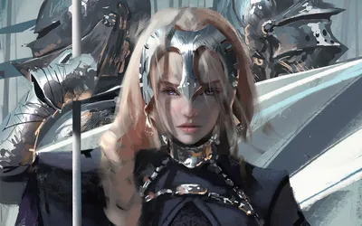 Calm Jeanne Wallpaper Abstract Wallpaper 4K 1920x1200 A, Hd, Desktop, Wallpaper, Featuring, Jeanne, D'arc, From, 039, Arc, Fate, Grand, Gray, Ultrawide, Full HD
