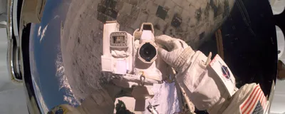 Nasa Astronaut Performing Eva Space Wallpaper 4K 2560x1024 Nasa, Astronaut, Performing, An, Eva, Beside, A, Spacecraft, Camera, Hand, Earth, Visible, White, Ultrawide, QHD