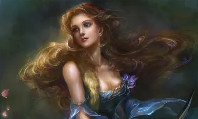 Bright Fantasy Wallpaper Fantasy Wallpaper 4K 1920x1160 Hd, Fantasy, Desktop, Wallpaper, Featuring, A, Woman, With, Flowing, Hair, Serene, Expression, Gray, Brown, Ultrawide, Full HD