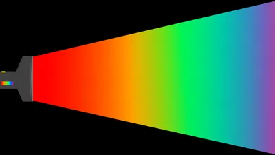 Serene Abstract Wallpaper Black/Dark Wallpaper 4K 1920x1080 Abstract, Hd, Desktop, Wallpaper, Featuring, A, Black, Flashlight, Projecting, Rainbow, Spectrum, Against, Purple, Orange, Ultrawide, Full HD