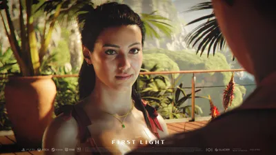 Calm Portrait Wallpaper Games Wallpaper 4K 3840x2160 Portrait, Of, A, Female, Agent, On, Sunlit, Tropical, Balcony, Video, Game, 007, Gray, Ultrawide, 4K