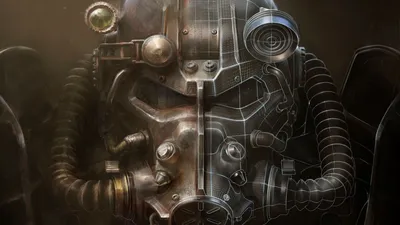 Detailed Power Armor Fallout Highlights Games Wallpaper 4K 1920x1080 Detailed, Power, Armor, From, Fallout, 4:, In, A, Desktop, Highlights, Iconic, Intricate, Brown, Gray, Ultrawide, Full HD
