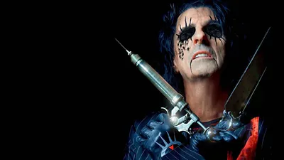 Rock Musician Alice Black/Dark Wallpaper 4K 1920x1080 Hd, Pc, Desktop, Wallpaper, Featuring, Rock, Musician, Alice, Cooper, Dramatic, Makeup, Theatrical, Gray, Ultrawide, Full HD