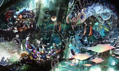 Serene Anime Wallpaper Wallpaper 4K, Abstract category