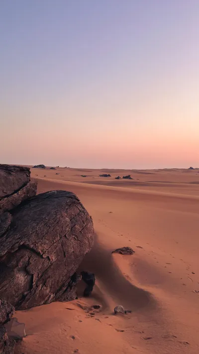 Desert Blue Sky Nature Wallpaper 4K 2268x4032 Brown, Gray