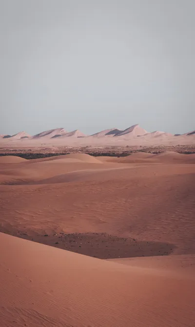 Desert Mountains Nature Nature Wallpaper 4K 2390x4000 Gray