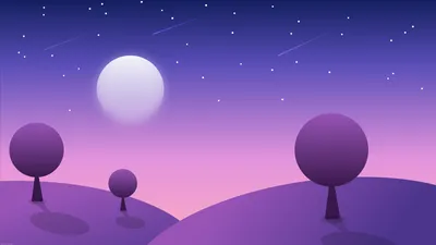 Minimalist Artistic Landscape Moon Nature Wallpaper 4K 7680x4320 Hd, Desktop, Wallpaper, Of, A, Minimalist, Artistic, Landscape, Featuring, Moon, Shooting, Stars, Pink, Gray, Ultrawide, 4K