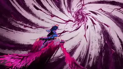 Calm Anime Wallpaper Abstract Wallpaper 4K 2732x1536 Hd, Anime, Desktop, Wallpaper:, Featuring, Shidou, Ryusei, From, Blue, Lock, Dynamic, Swirling, White, Gray, Ultrawide, QHD