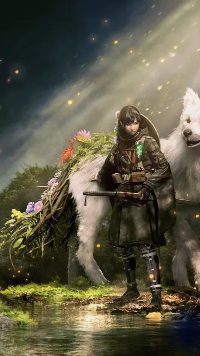 Radiant Beast Wallpaper Games Wallpaper 4K 1080x1920 Gray