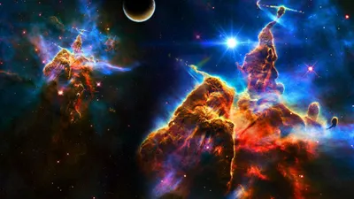 Sleek Space Wallpaper Wallpaper 4K, Space category