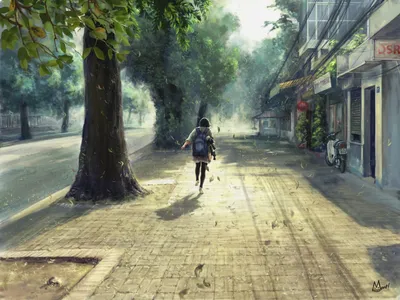 Anime Wallpaper 1598x1198 Abstract Wallpaper 4K 1598x1198 Landscape