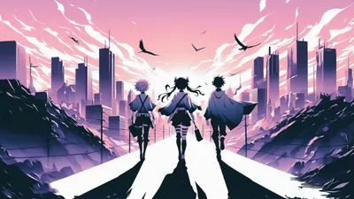 Calm Anime Wallpaper Wallpaper 4K, Abstract category