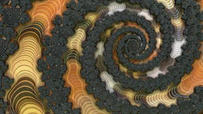 Trippy Abstract Fractal Abstract Wallpaper 4K 1920x1080 Hd, Pc, Desktop, Wallpaper:, Featuring, A, Trippy, Abstract, Fractal, Design, Swirling, Brown, Orange, Ultrawide, Full HD
