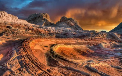 Desert Landscape Mountain Range Peak Nature Wallpaper 4K 1920x1200 Brown