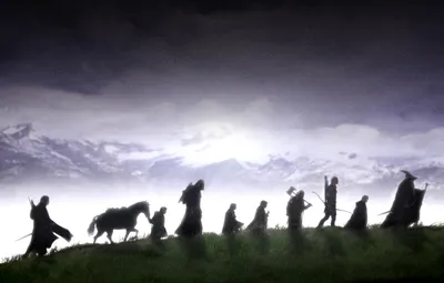 Golden Definition Wallpaper Fantasy Wallpaper 4K 3078x1963 A, High-definition, Desktop, Wallpaper:, Depicting, Silhouetted, Scene, Lord, Rings, Featuring, Characters, Walking, White, Ultrawide, QHD