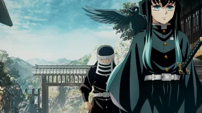 Vibrant Characters Wallpaper Nature Wallpaper 4K 1920x1080 Hd, Pc, Desktop, Wallpaper:, Featuring, Characters, From, The, Anime, Demon, Slayer), Kimetsu, White, Ultrawide, Full HD