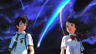 Anime Two Characters Your Wallpaper 4K, Space category