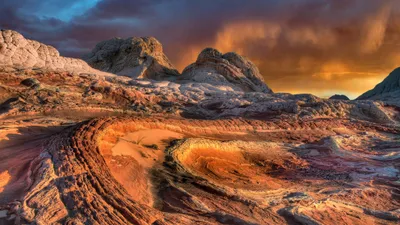 Desert Landscape Mountain Range Peak Nature Wallpaper 4K 4480x2520 Orange, Brown