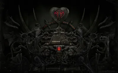 Gothic Heart Jesse Lax Abstract Wallpaper 4K 1920x1200 Gothic, Heart, By, Jesse, Lax, Ultrawide, Full HD