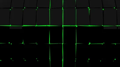Cgi Abstract Glowing Black/Dark Wallpaper 4K 1920x1080 3d, Cgi, Abstract, Artwork, Featuring, Glowing, Green, Grid, Lines, Dark, Cubes, Designed, Black, Brown, Ultrawide, Full HD
