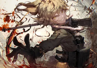 Vivid Tanya Wallpaper Abstract Wallpaper 4K 1920x1346 Hd, Wallpaper:, Featuring, Tanya, Degurechaff, From, The, Anime, Youjo, Senki, She, 039, White, Landscape, Full HD