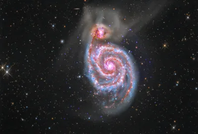 Vivid Spiraling Wallpaper Wallpaper 4K, Space category