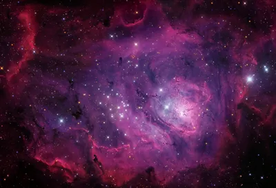Purple Nebula Space Space Wallpaper 4K 2048x1401 Purple, Nebula, Gray, Landscape, Full HD