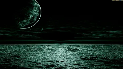 Golden Abstract Wallpaper Space Wallpaper 4K 1920x1080 Abstract, Sci-fi, Hd, Desktop, Wallpaper:, Depicting, A, Glowing, Moon, Over, Dark, Ocean, Gray, Brown, Ultrawide, Full HD
