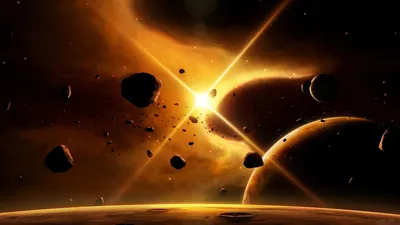 Sci Planetscape Space Wallpaper 4K, Space category