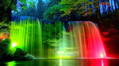 Waterfall Nature Wallpaper 4K, Nature category