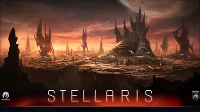 Title Stellaris Sci Landscape Space Wallpaper 4K 1920x1080 Hd, Desktop, Wallpaper:, Featuring, The, Title, 'stellaris', Over, 039, Stellaris, Sci-fi, Landscape, Purple, Brown, Ultrawide, Full HD