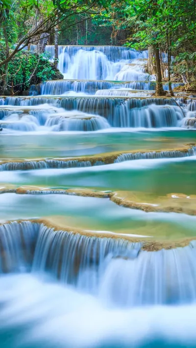 Waterfall Com Nature Nature Wallpaper 4K 1080x1920 White