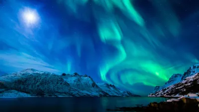 Aurora Borealis Space Wallpaper 4K, Space category