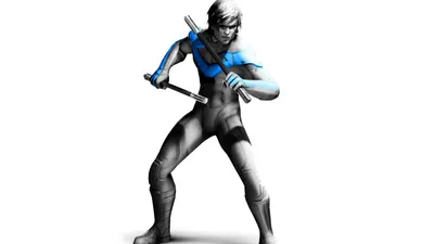 Vivid Dick Wallpaper Games Wallpaper 4K 1920x1080 Dick, Grayson, Nightwing, Video, Game, Batman:, Arkham, City, Desktop, White, Ultrawide, Full HD