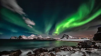 Dark Aurora Wallpaper Space Wallpaper 4K 3840x2160 Gray