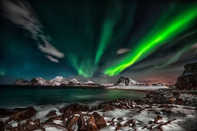 Bright Aurora Wallpaper Space Wallpaper 4K 4928x3280 Gray
