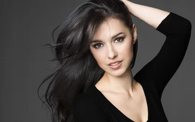 Vivid Woman Wallpaper Black/Dark Wallpaper 4K 1920x1200 A, Striking, Hd, Desktop, Wallpaper:, Featuring, Woman, Cristina, Brondo, Showcasing, Her, Long, Gray, White, Ultrawide, Full HD