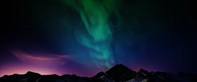 Serene Aurora Wallpaper Wallpaper 4K, Space category