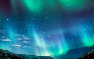 Bright Aurora Wallpaper Wallpaper 4K, Space category